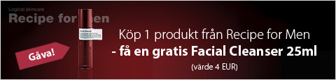 Gåva vid köp av Recipe for Men produkt
