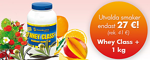 Whey Class+ Mango/Apelsin 27 €!