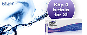 Tag 4 SofLens Daily Disposable betala för 3!