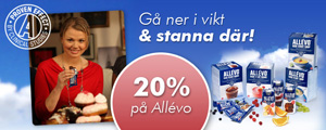 20% rabatt på Allévo!