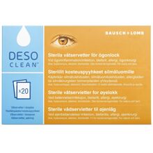Desoclean Sterila Ögonservetter 20 st/paket