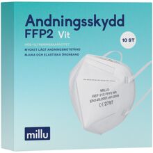 10 st - Millu Andningsskydd FFP2 vit