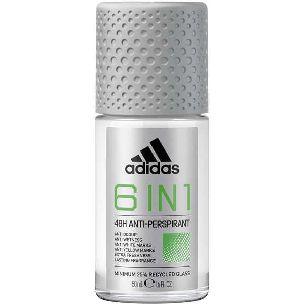 Adidas 6 In 1 - 48H AntiPerspirant Roll On Deo (Bild 1 av 4)