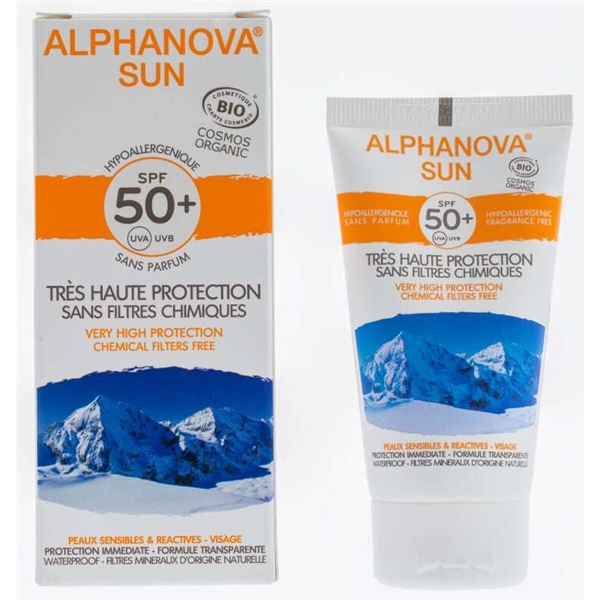 Alphanova Sun Spf 50+ - Face Sensitive Skin (Bild 2 av 2)