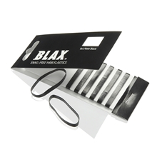 8 st/paket - Black - Blax Snag Free Hair Elastics