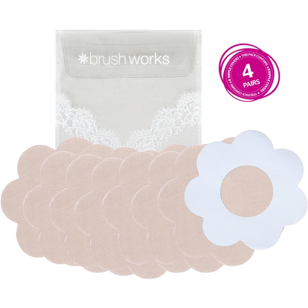 Brushworks Nude Satin Nipple Covers (Bild 1 av 3)