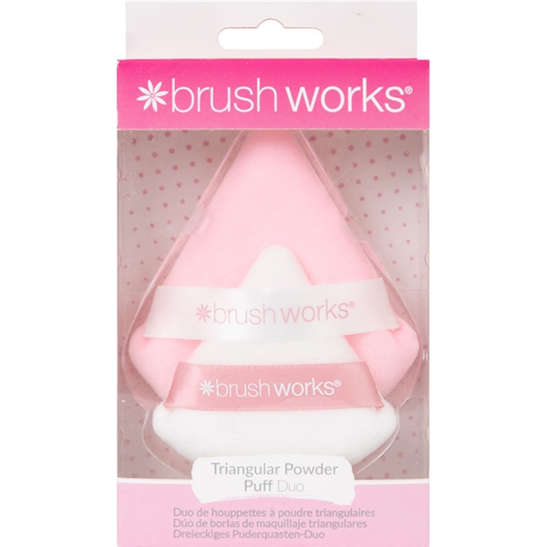 Brushworks Triangular Powder Puff Duo (Bild 1 av 4)