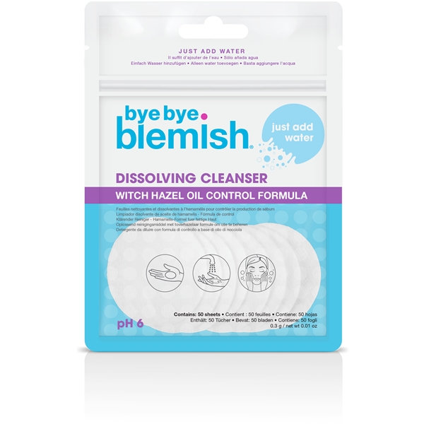 Bye Bye Blemish Dissolving Cleanser Sheets