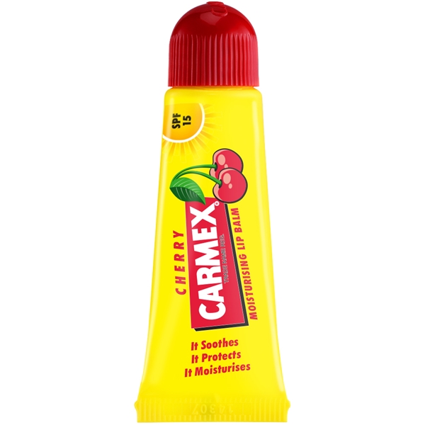 Carmex Lip Balm Cherry Tube SPF15 (Bild 3 av 3)