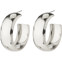 28241-6023 NAIA Mega Chunky Silver Hoops