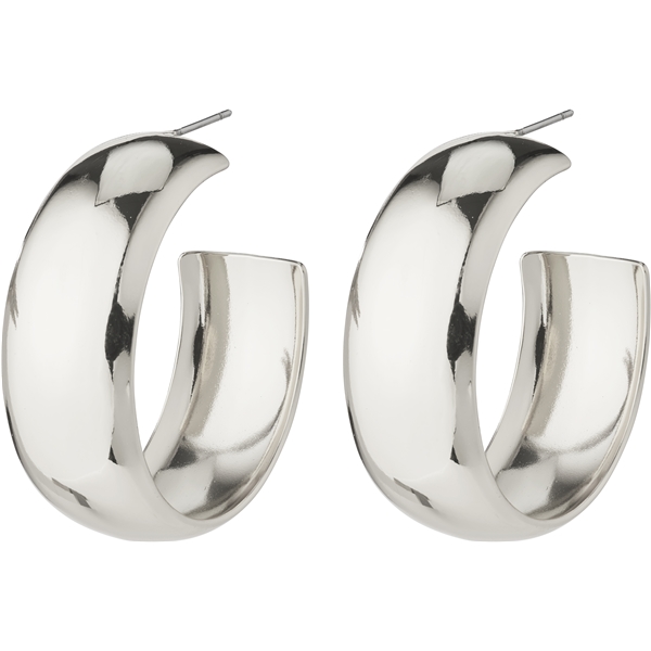 28241-6023 NAIA Mega Chunky Silver Hoops (Bild 1 av 3)