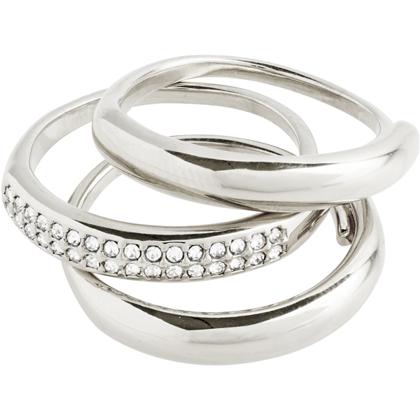 14242-6004 BLOOM Crystal Ring 3 in 1 Set (Bild 1 av 3)