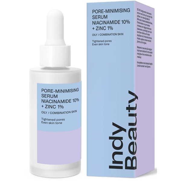 Indy Beauty Pore Minimising Serum Niacinamid Zinc (Bild 2 av 2)