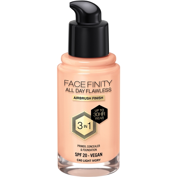 Facefinity All Day Flawless 3 in 1 Foundation (Bild 3 av 7)
