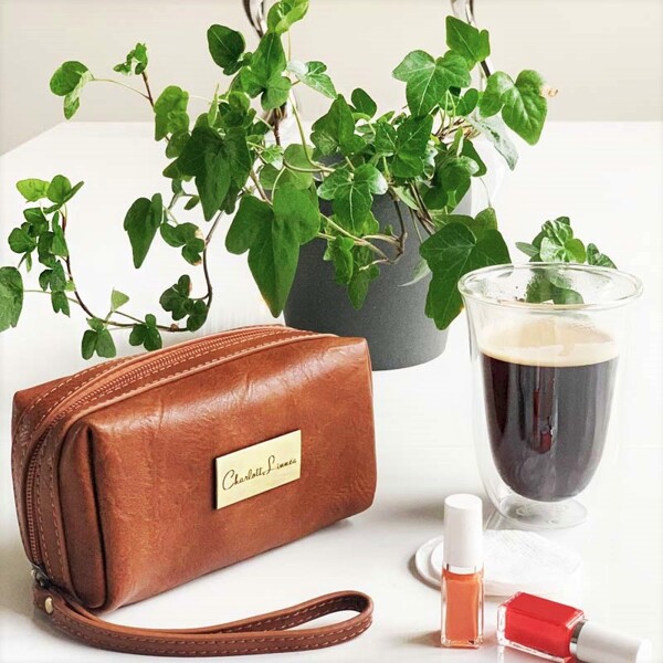 Brown Zircon Casual Makeup Bag (Bild 5 av 7)