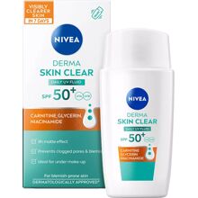 40 ml - Nivea Derma Skin Clear Daily Uv Fluid Spf 50+