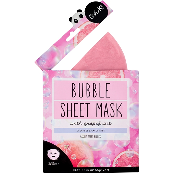 Oh K! Bubble Mask with Grapefruit (Bild 2 av 3)