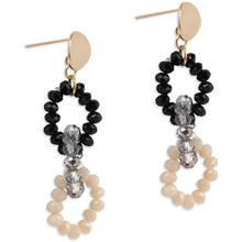 PEARLS FOR GIRLS Happy Chain Grey Earring