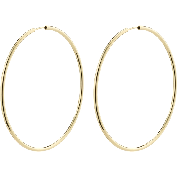 28232-2023 APRIL Gold Large Hoop Earrings (Bild 1 av 3)