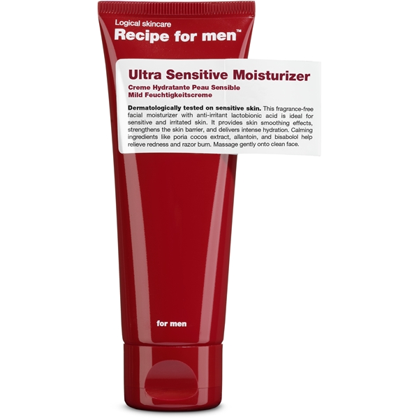 Recipe For Men Ultra Sensitive Moisturizer