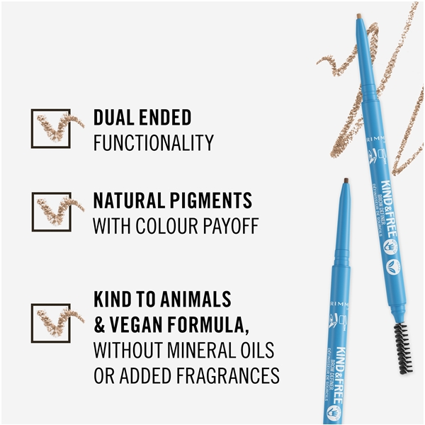 Rimmel Kind & Free Eyebrow Pencil (Bild 7 av 8)