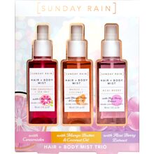 Sunday Rain Hair & Body Mist Trio Set 1 set