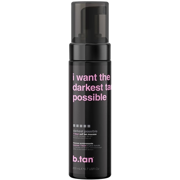 I Want The Darkest Tan Possible Self Tan Mousse (Bild 1 av 5)