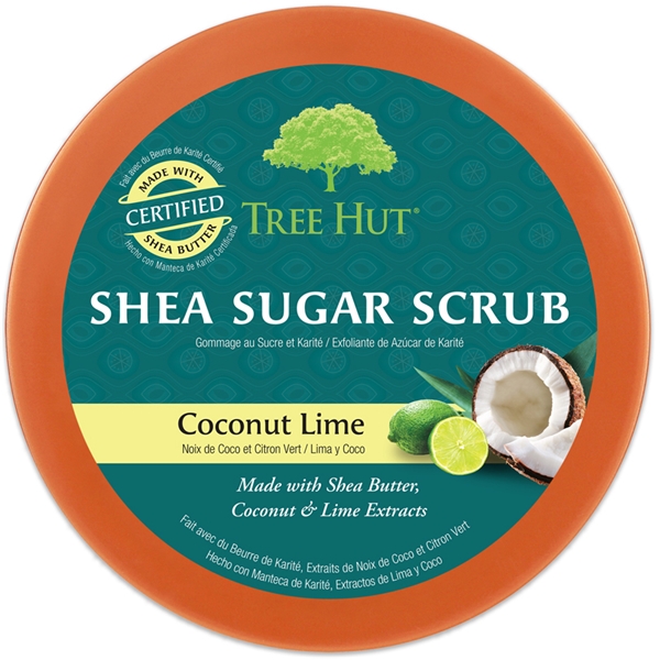 Tree Hut Shea Sugar Scrub Coconut Lime (Bild 2 av 2)
