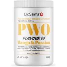BioSalma PWO Mango & Passionsfrukt 500 gram