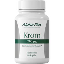 Alpha Plus Krom 200µg 90 kapslar