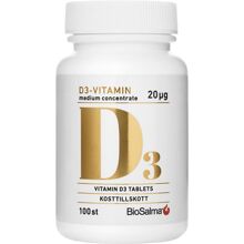 Biosalma D3 vitamin medium concentrate 20ug