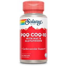 30 kapslar - Solaray PQQ & CoQ-10