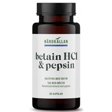 90 kapslar - Betain HCL - Pepsin