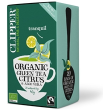 20 påse(ar) - Clipper Green Tea Citrus Aloe Vera