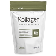 500 gram - Elexir Pharma Kollagen 100 % Peptan kollagen