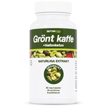 Grönt kaffe + Hallonketon