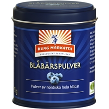 75 gram - Kung Markatta Blåbärspulver