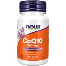 NOW CoQ10 100 mg 50 softgels