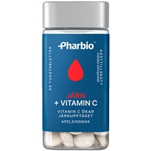 90 st - Pharbio Järn + Vitamin C