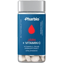 Pharbio Järn + Vitamin C 90 st