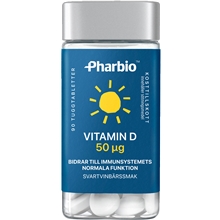 90 st - Pharbio Vitamin D 50 ug