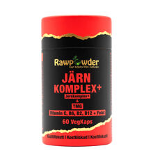 Rawpowder Järn Komplex+ 60 kapslar