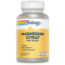 90 kapslar - Solaray BioCitrate Magnesium