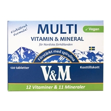 120 tabletter - V&M med spirulina