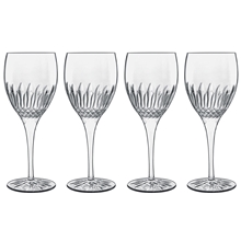 4 st/paket - Diamante vitvinsglas 4-pack