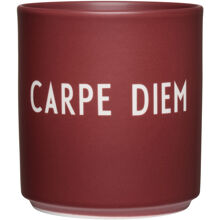 Design Letters Favourite Cups Carpe Diem / Burgundy