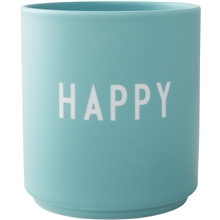 Design Letters Favoritkopp Happy / Aqua