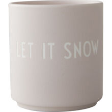 Design Letters Favourite Cups Let it snow / Pastel Beige
