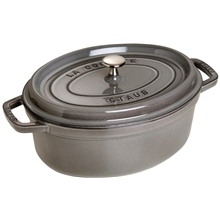 Grå - Staub Oval gryta 4,2 L