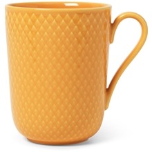 Lyngby Rhombe Color Mugg med handtag 33cl Gul